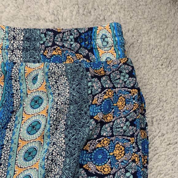 Knox Rose Women XXL Boho Pull On Pants Floral Wide Leg Bohemian Hippy Festival - Picture 13 of 16